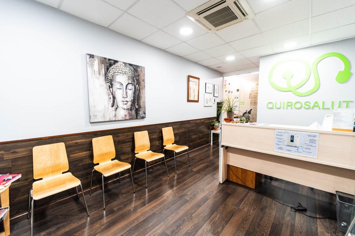 Recepción de Quirosalut - Centro Terapéutico en Molins de Rei
